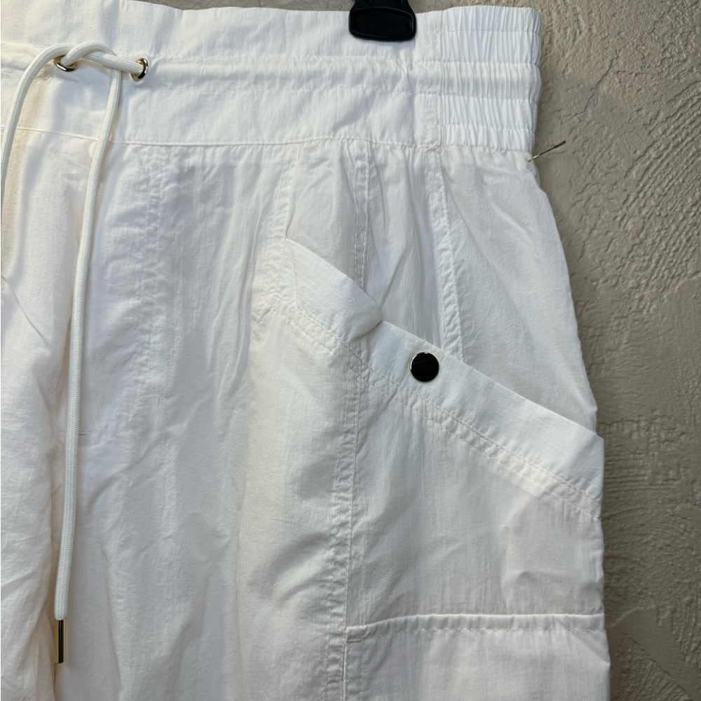 NWOT Athleta + Alicia Keys “Keys High Waist Utility Pant” White/Cream - Picture 6 of 14
